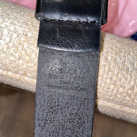 Kenneth Cole Reaction Black Belt Size 34 - Picture 4 of 4